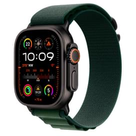 Смарт-часы Apple Watch Ultra 2 GPS + Cellular 49mm Black Titanium Case with Dark Green Alpine Loop S (MX4Q3) фото