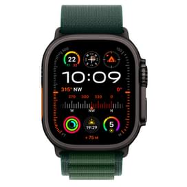 Смарт-часы Apple Watch Ultra 2 GPS + Cellular 49mm Black Titanium Case with Dark Green Alpine Loop S (MX4Q3) фото