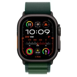 Смарт-часы Apple Watch Ultra 2 GPS + Cellular 49mm Black Titanium Case with Dark Green Alpine Loop M (MX4R3) фото