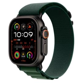 Смарт-часы Apple Watch Ultra 2 GPS + Cellular 49mm Black Titanium Case with Dark Green Alpine Loop L (MX4T3) фото