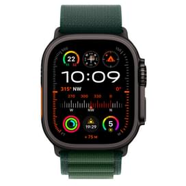 Смарт-часы Apple Watch Ultra 2 GPS + Cellular 49mm Black Titanium Case with Dark Green Alpine Loop L (MX4T3) фото