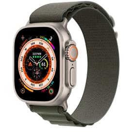 Смарт-часы Apple Watch Ultra, 49mm Titanium Case with Green Alpine Loop - Small (MNHJ3RB/A) фото