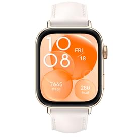 Смарт-часы HUAWEI Watch Fit 3 White Leather Strap фото
