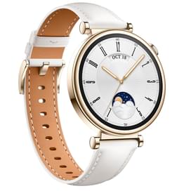 Смарт-часы Huawei Watch GT4 (41mm), White Leather Strap (Aurora-B19L) фото