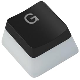 Сменные клавиши Glorious Aura Keycaps v2, Black (GLO-KC-AURA2-B) фото