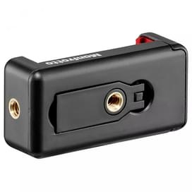 MANFROTTO Mini Tripod телефонға арналған қысқышы бар штативі, қара (MKPIXICLAMP-BK) фото