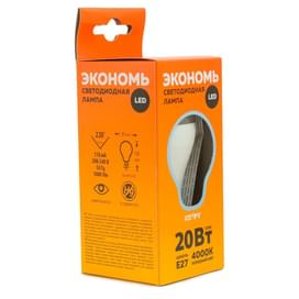 Светодиодная лампа СТАРТ 20W 4000K E27 холодный (4680024812122) фото