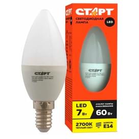 Светодиодная лампа СТАРТ 7W 2700K E14 теплый (4670012296164) фото