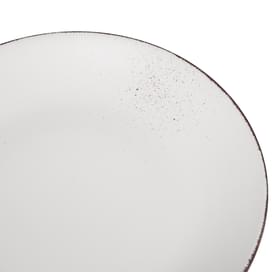 Тарелка обеденная керамика 26см Lucca Winter white Ardesto AR2926WMC фото