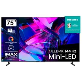Телевизор Hisense 75" 75U7KQ Mini-LED Black фото