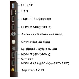 Телевизор TCL 65" 65C765 MiniLED UHD 4K Google TV фото