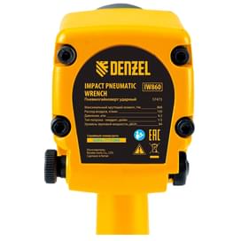 Ударный пневмогайковерт Denzel IW860 + набор головок, 1/2", 7000 об/мин, 868 Нм (57473M) фото