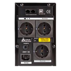 ИБП SVC, 1000VA/600W, AVR:165-275В, 3Shuko, Black (V-1000-F) фото