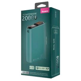 Внешний аккумулятор Olmio QS-20, 20000mAh, 20W PD,QC 3.0 midnight (39187) фото
