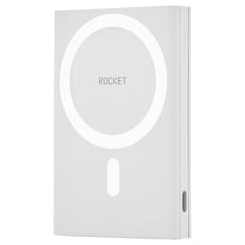 Внешний аккумулятор ROCKET HOLD, PD20W 5000mAh, MagSafe, light grey (RPB503LG5000-CLM) фото