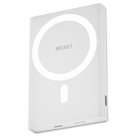 Внешний аккумулятор ROCKET HOLD, PD20W 5000mAh, MagSafe, light grey (RPB503LG5000-CLM) фото