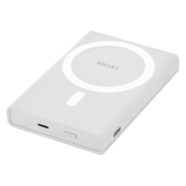 Внешний аккумулятор ROCKET HOLD, PD20W 5000mAh, MagSafe, light grey (RPB503LG5000-CLM) фото