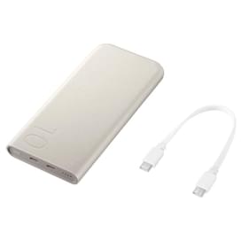 Внешний аккумулятор Samsung, 10000Mah, 25Вт, Type-C X 2, Beige (EB-P3400XURGRU) фото