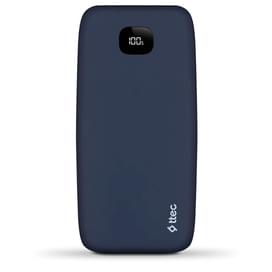 Внешний аккумулятор ttec ChargeUp Pro LCD 20.000mAh PD 20W Navy (2BB213L) фото