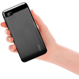 Внешний аккумулятор TTEC PowerSlim Pro LCD PD 10000 mAh, with USB-C Input/output, Black (2BB185S) фото