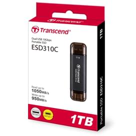 Внешний SSD 1TB , USB 10Gbps, Type C/A ESD310C Transcend (TS1TESD310C) фото