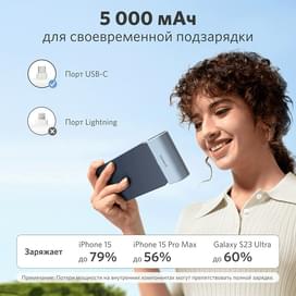 Внешний аккумулятор ANKER Nano Power Bank Black (ANK-A1653H11-BK) фото