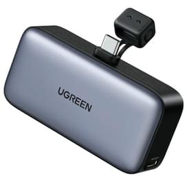 Внешний аккумулятор UGREEN 5000mAh 20W 1*USB-C Power Bank with Built-in USB-C Connector & Kickstand фото