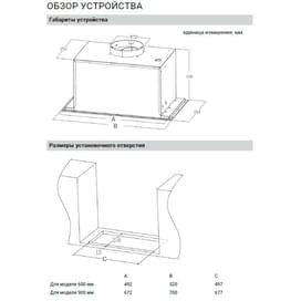 Вытяжка Midea MH-90I350X фото