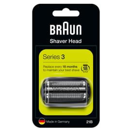 Сетка и режущий блок Braun 21B для электробритв Braun Series 3, чёрный фото