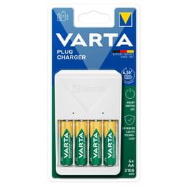 Зарядное устройство Varta PLUG CHARGER (57657) 4x2100 mAh (57657101451) фото