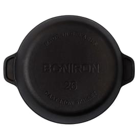 Жаровня чугунная 26см Boniron ВС260/65-2 фото