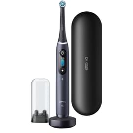 Электрическая зубная щётка Oral-B iO Series 8 Black Onyx, с инновационной магнитной технологией, цветной дисплей, премиальный дорожный футляр, Чёрная фото