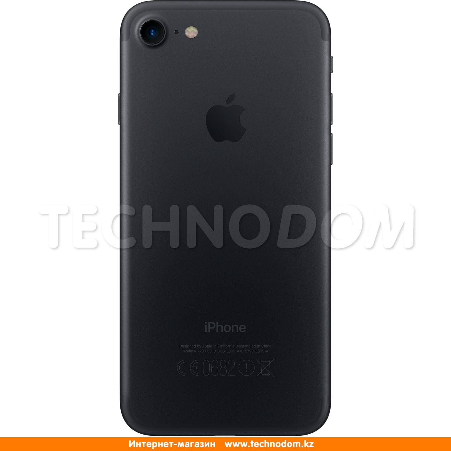 Смартфон Apple iPhone 7 128GB Black - купить по лучшей цене в Алматы |  интернет-магазин Технодом