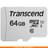 Карта памяти MicroSD 64GB Transcend, TLC, UHS-I, U1 (TS64GUSD300S) - фото #0, Technodom.kz