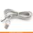 Кабель USB 2.0 - Micro USB (Reverse), TD Basics, 1м, Silver (TB-C1004) - фото #0, Technodom.kz