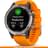 Смарт-часы Garmin Fenix 5 Plus Sapphire Titanium with Solar Flare Orange - фото #2, Technodom.kz