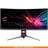 Монитор Игровой 35" Asus ROG STRIX XG35VQ 3440x1440 21:9 VA 100ГЦ (2HDMI+DP) Curved Red Gray - фото #0, Technodom.kz