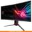 Монитор Игровой 35" Asus ROG STRIX XG35VQ 3440x1440 21:9 VA 100ГЦ (2HDMI+DP) Curved Red Gray - фото #2, Technodom.kz