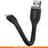 Кабель USB 2.0 - Type-С, SBS, 12см, Чёрный (TECABLETCSHFLATK) - фото #0, Technodom.kz
