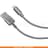 Кабель USB 2.0 - Lightning, SBS, 1м, Серый (TECABLEUSBIP5BDS) - фото #0, Technodom.kz