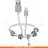 Кабель USB 2.0 - Lightning, SBS, Smart&Ladies Браслет, 39см, Белый (TESLCABLECHARMIP5W) - фото #0, Technodom.kz
