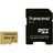 Карта памяти MicroSD 128GB Transcend, MLC, UHS-I, U3, до 95MB/s + SD Adapter (TS128GUSD500S) - фото #1, Technodom.kz