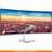 Монитор Игровой 34" Samsung C34J791WTI 3440x1440 21:9 VA 100ГЦ (HDMI+DP) Curved Silver - фото #1, Technodom.kz