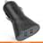 Автокөлікте 2*USB зарядтау құрылғысы, 3.1A, Fast Charge, SBS, Қара (TECR2USB31AFAST) - фото #1, Technodom.kz