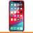 Чехол для iPhone XS Apple, Кожа, Peony Pink (MTEX2ZM/A) - фото #2, Technodom.kz