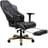 Игровое компьютерное кресло DXRacer Iron, Black/Brown (OH/IA133/NC) - фото #2, Technodom.kz