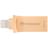 USB Флешка 64GB Transcend JetDrive Go 500 Type-A/Lightning 3.1 Gen 1 (3.0) Gold (TS64GJDG500G) - фото #0, Technodom.kz