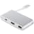 Адаптер USB Type-C to 1*USB 2.0, 1*HDMI, 1*Type-C, Moshi, Silver (99MO084204) - фото #1, Technodom.kz