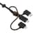 USB 2.0 Әмбебап кабелі - Lightning/MicroUSB/Type-C, Moshi, 1м, Black (99MO023047) - фото #0, Technodom.kz