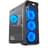 ПК корпус GameMax StarLight Black Blue Mid-Tower, window, ATX (StarLight Black Blue ) - фото #0, Technodom.kz